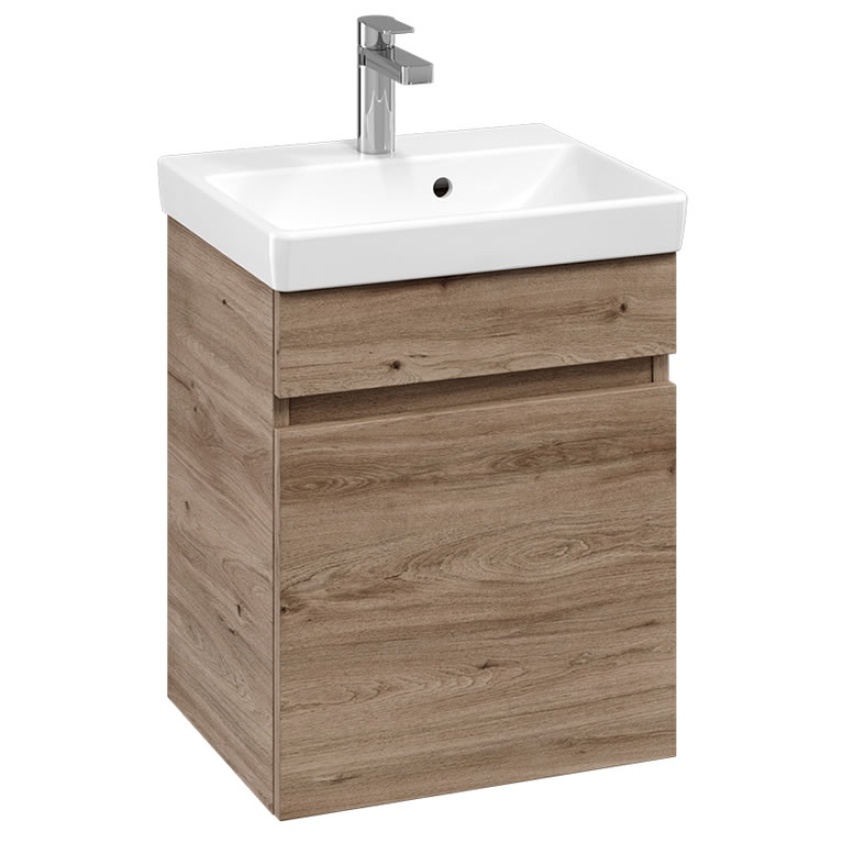 Cutout image of Villeroy & Boch Arto Kansas Oak 450mm Vanity Unit & Basin